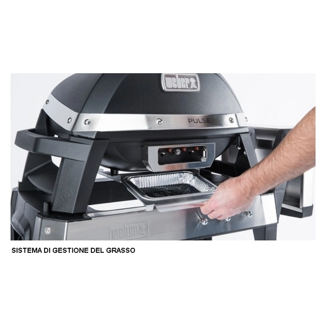 Vendita online Barbecue elettrico Weber Pulse 2000 con carrello